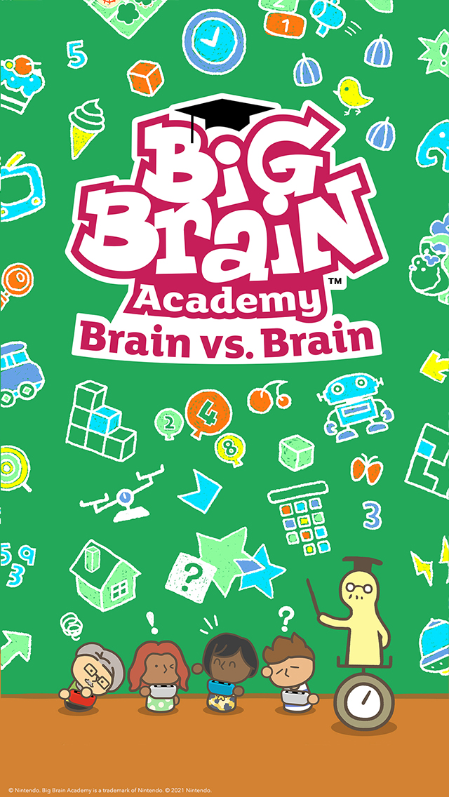 my.nintendo.com/Wallpaper - Big Brain Academy - Brain vs. Brain/BigBrainAcademy_BvB_Wallpaper_(640x1136).jpg